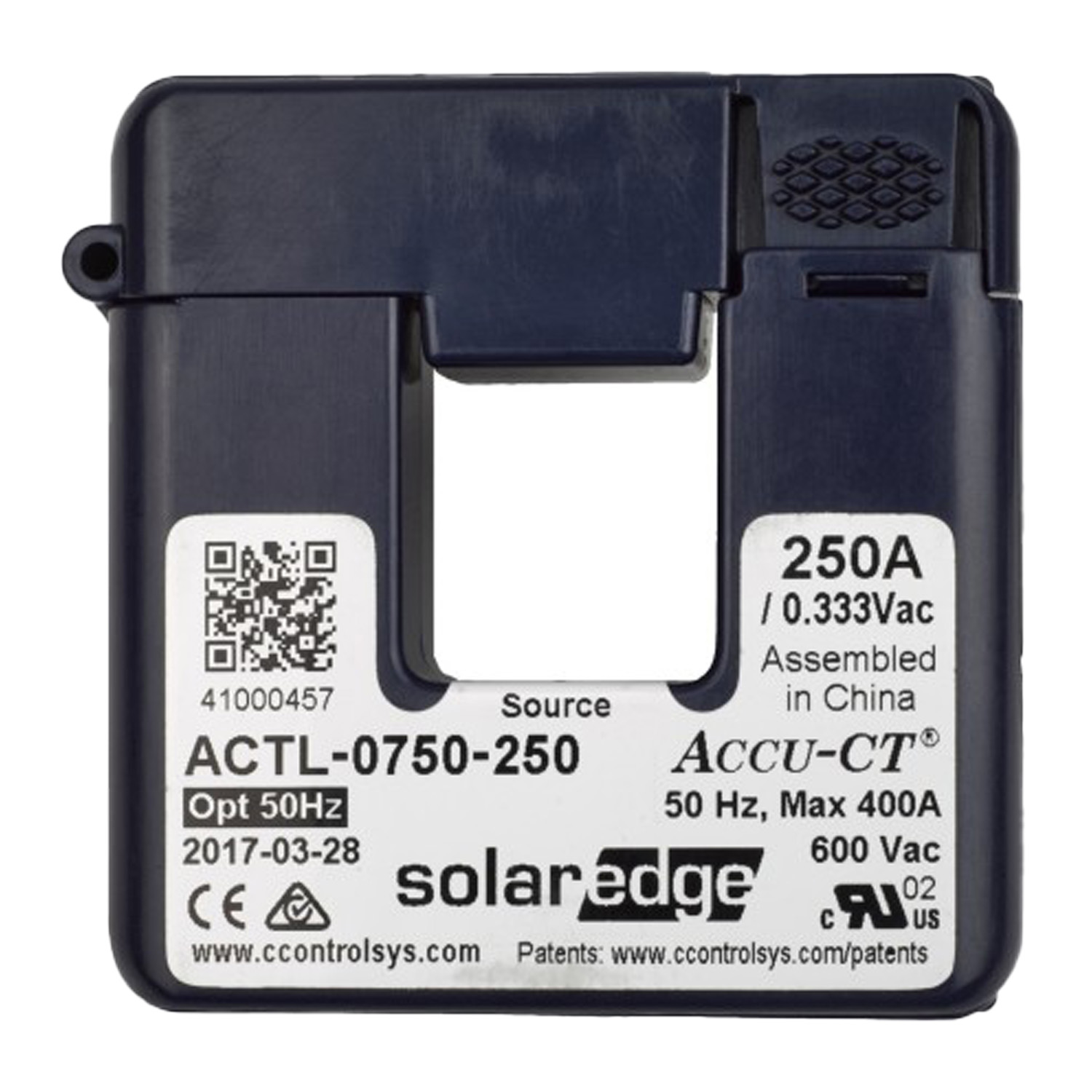 SOLAR EDGE 250A Trasformatore di corrente