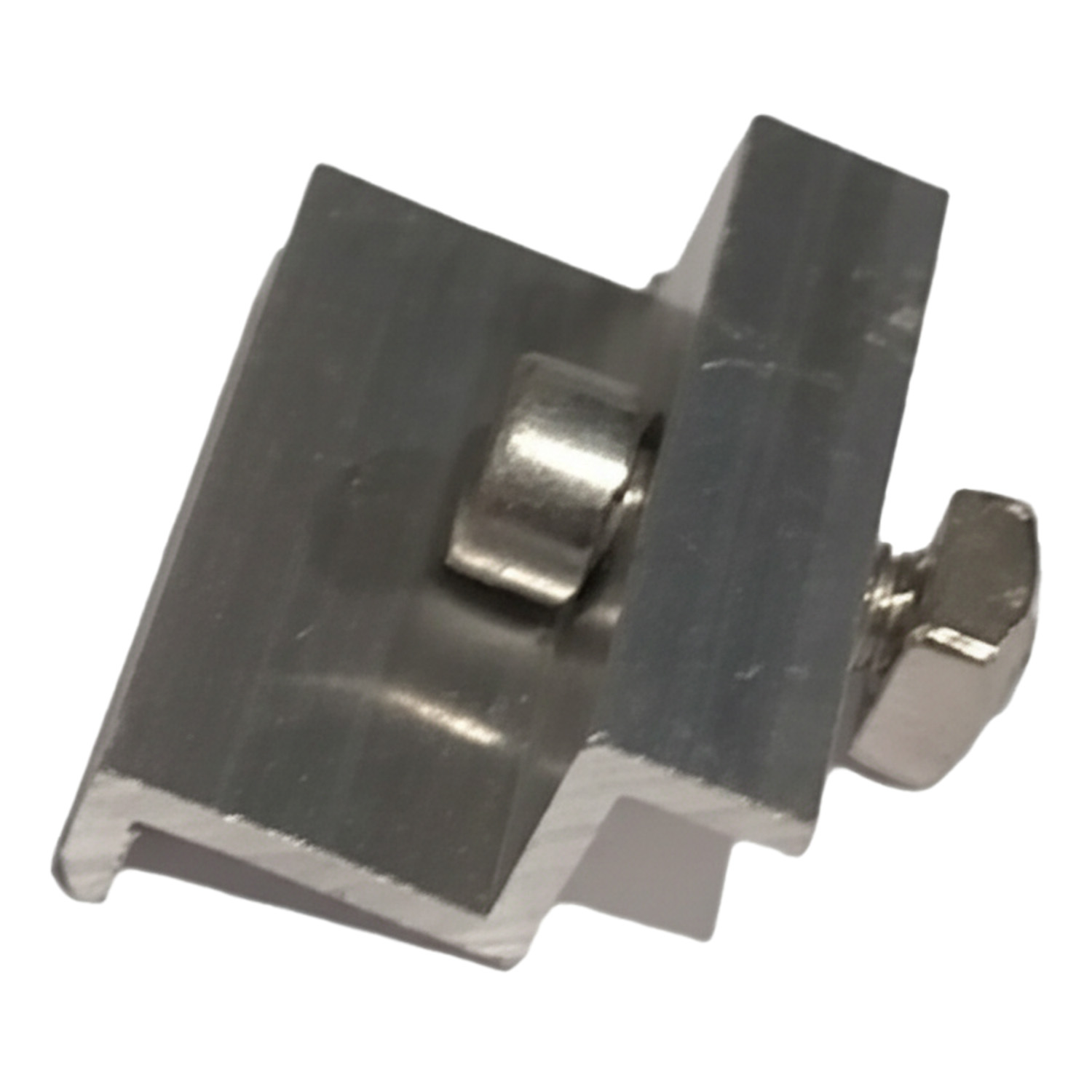 Morsetto terminale 32mm - argento / ALU (rec.)